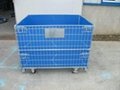 Galvanized wire mesh storage container 3