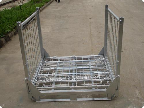 Galvanized wire mesh storage container 5