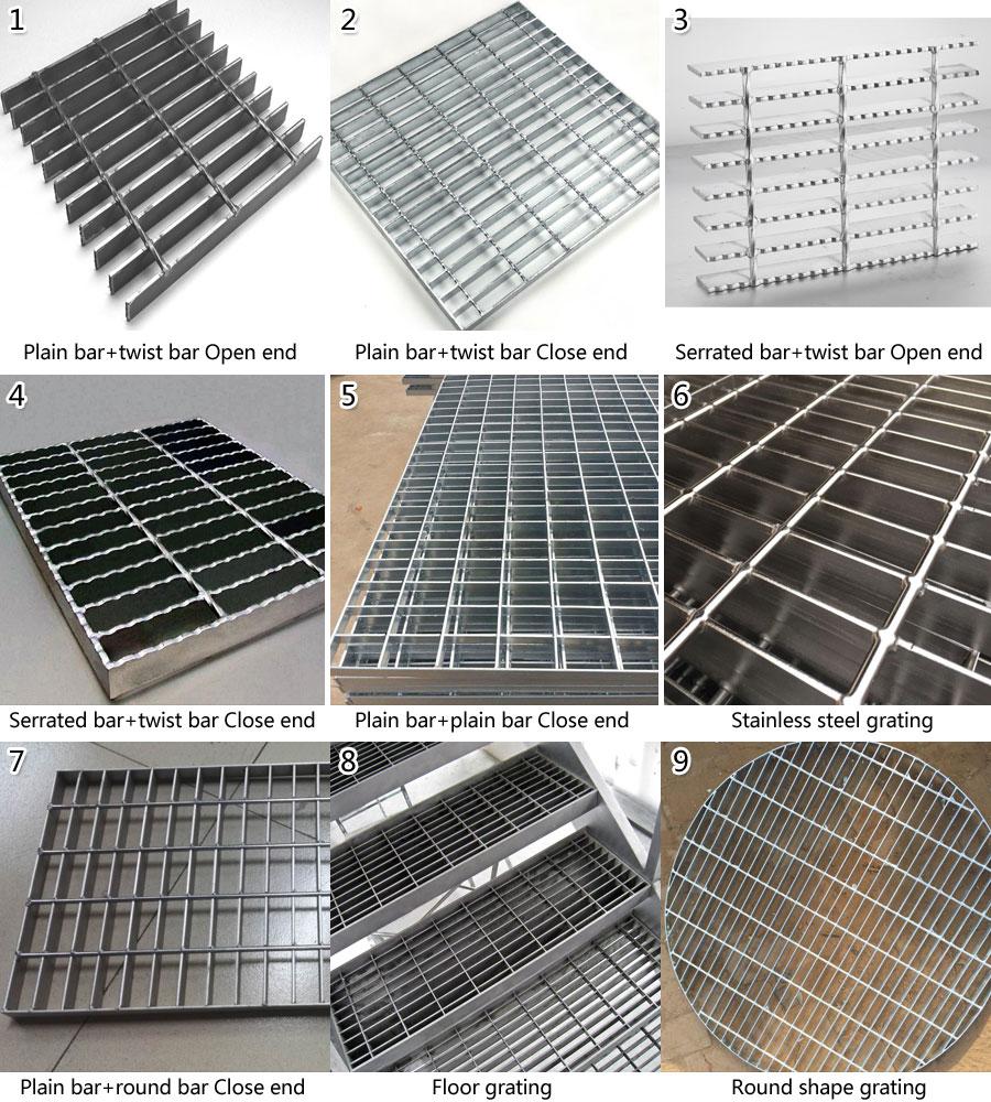 Hot dipped steel grating steel grating plate 4