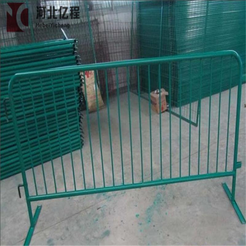 Temporary Steel Road Safety Barricade Crowd Control Barriers 4