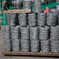 Galvanized or PVC coated Single twist barbed wire and double twist barbed wire 1