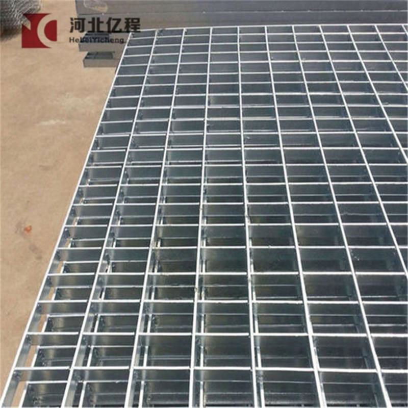 High quality metal bar safety steel grating step with hot dipped galvanized 7/16 3