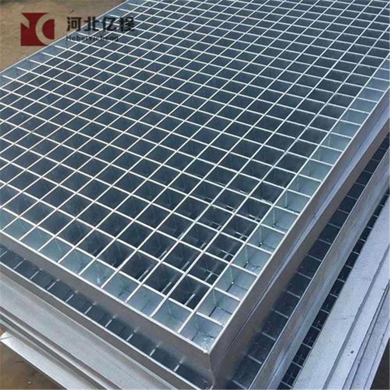 High quality metal bar safety steel grating step with hot dipped galvanized 7/16 4