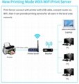 remote office printer sharing device 2 USB port Network Print Server