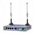 M2M IoT industrial 4G 3G 2G modem router gateway VPN 5 port 4