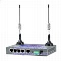 M2M IoT industrial 4G 3G 2G modem router gateway VPN 5 port