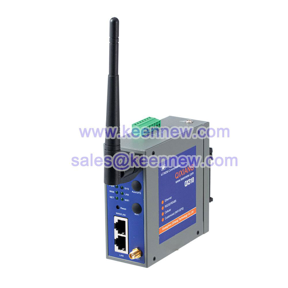 Industrial 4g wireless modem router din rail mount 2 port Modbus RTU TCP