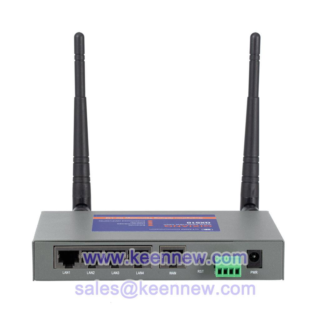 Industrial grade 4G cellular M2M router with 5 Ethernet Port Serial