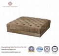 5 Star Hotel Furniture for Square Leisure Sofa Ottoman 