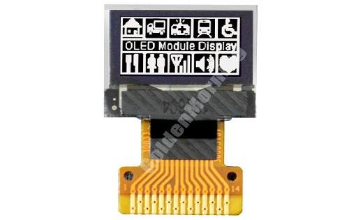 64x32 White IIC Digital Small SSD1306 14Pin 0.49'' 0.5inch OLED Display