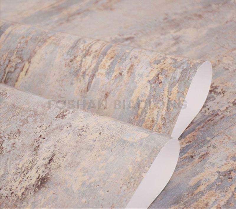 Opaque Waterproof High Gloss Marble Pattern PVC Vinyl Film for Wrapping Aluminum