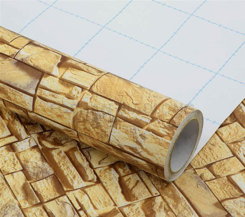 Waterproof Brick Design Self Adhesive PVC Film