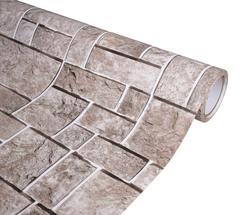 Eco-friendly Fireproof Brick Texture Self Adhesive PVC Film Vinyl Wallpaper