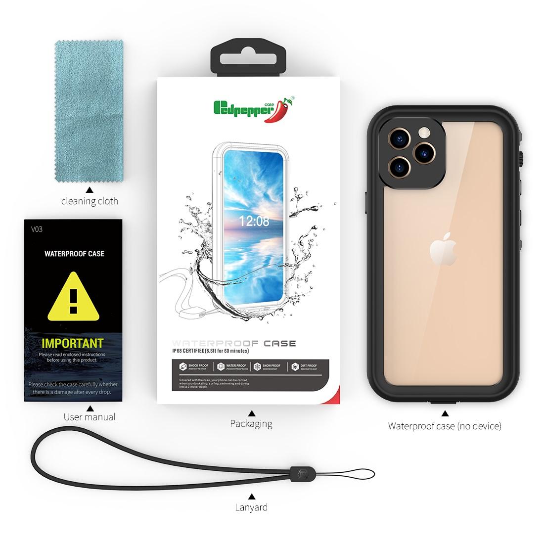 iPhone 12 shockproof dropproof ip68 waterproof mobile phone case 3