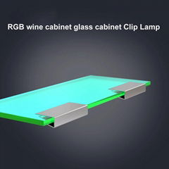 Glass Edge Shelf Lighting