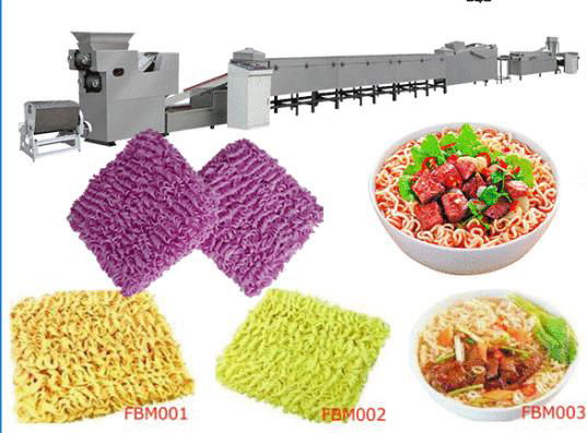 Instant noodle processing line