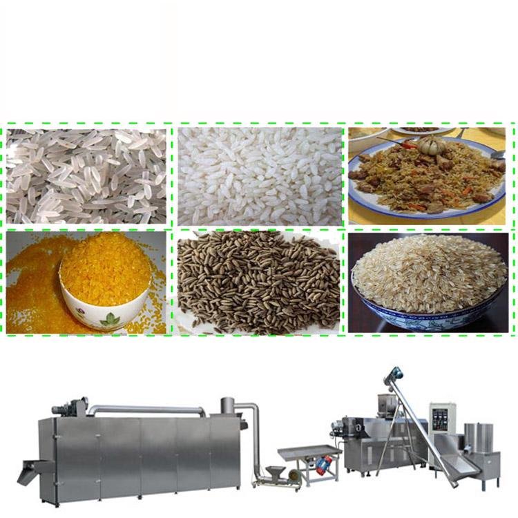 Artificial rice production line 4