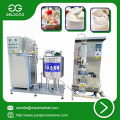 Yogurt production line pasteurization and filling Machine Reasonable Price Steri