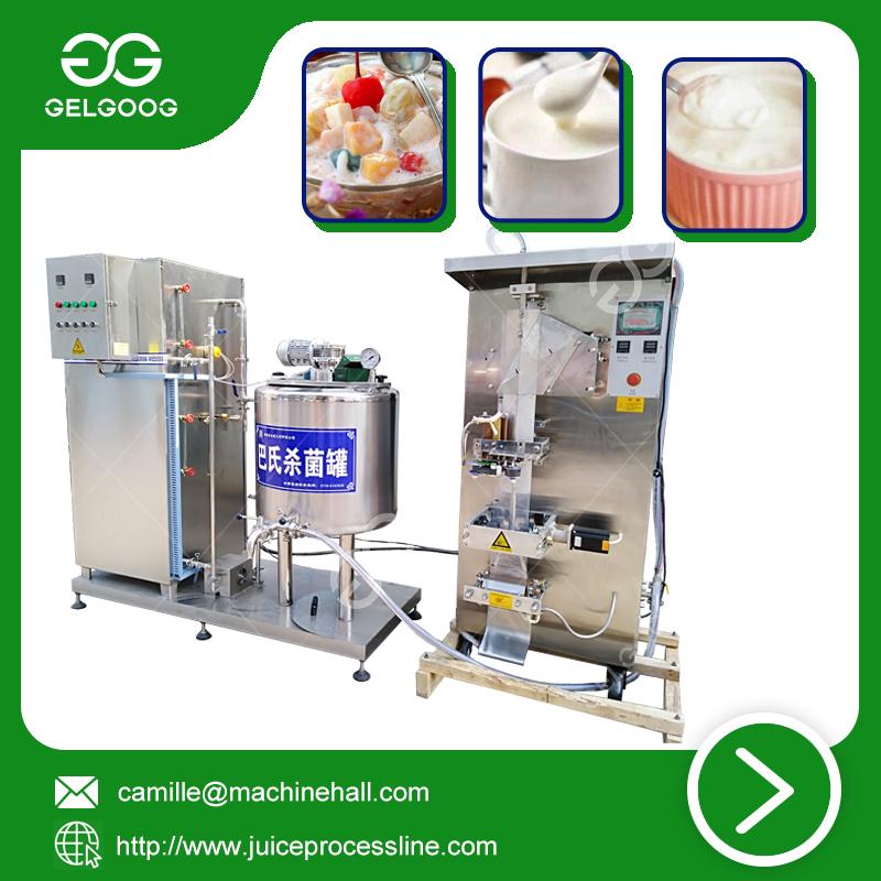 Yogurt production line pasteurization and filling Machine Reasonable Price Steri 2