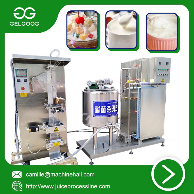 Yogurt production line pasteurization and filling Machine Reasonable Price Steri 4