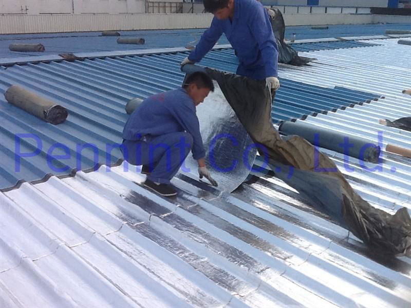 Self-adhesive roofing material bitumen waterproofing membrane cross-laminated 5