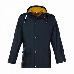 Waterproof PU Rain Jacket