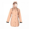 Ladies Long PU Raincoat-KBW1028 1