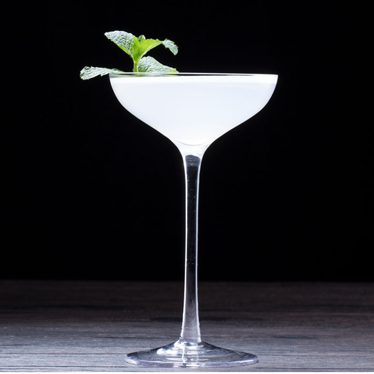 Crystal glass 5oz long stem martini glass premium bar glass for cocktail drinkin