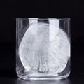 Super thin crystal stemless cocktail glass handmade whiskey glass tumbler 400ml 2