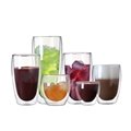 80ml 250ml 350ml double wall insulated glass for tea coffee thermo coffee glass
