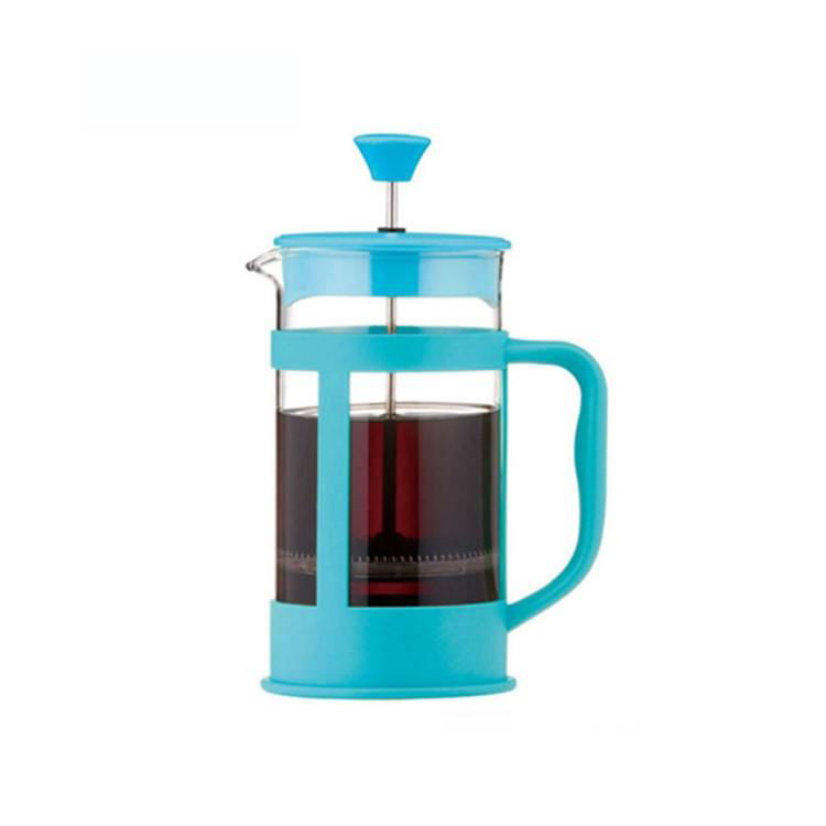 Borosilicate glass french press with BPA free plastic frame 1L   5