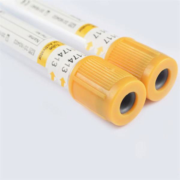 Factory supply Gel & Clot Activator tube 16*100mm Disposable Vacuum Blood Collec