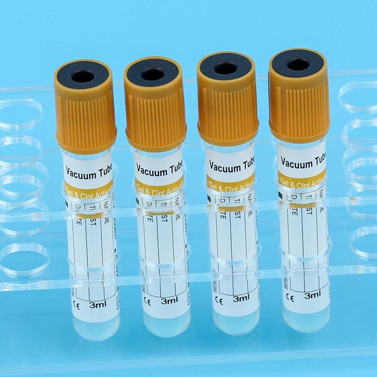 Factory supply Gel & Clot Activator tube 16*100mm Disposable Vacuum Blood Collec 3