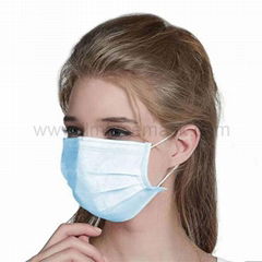 Protective Blue Disposable Respirator Protective Face Mask with CE