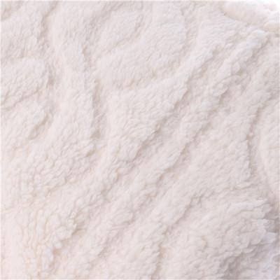 Ultrasonic embossing sherpa blanket 2