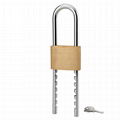 Brass Padlock with Adjustable Shackle    High Quality Brass Padlock   1