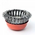  Crimped Steel Wire Cup Brushes for Rust Removal 2