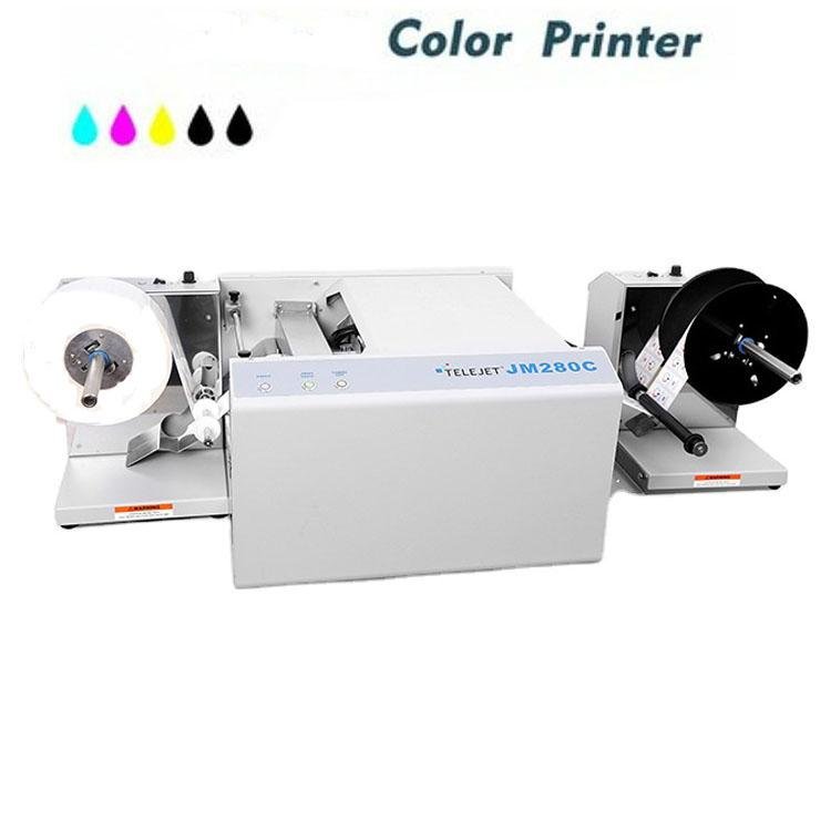 JM280 digital roll to roll color label printer for bottle  3