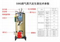 50kg燃氣燃油液化氣柴油蒸汽發生器 2