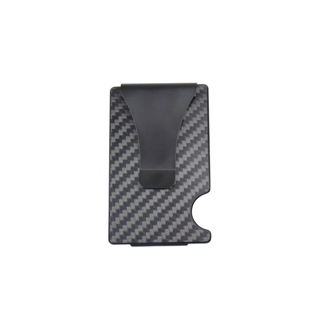 Custom logo RFID Blocking  carbon fiber men rfid wallet  4