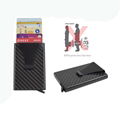 RFID Blocking Carbon Fiber Metal Credit Card Holder With Money Clip Business Car 1