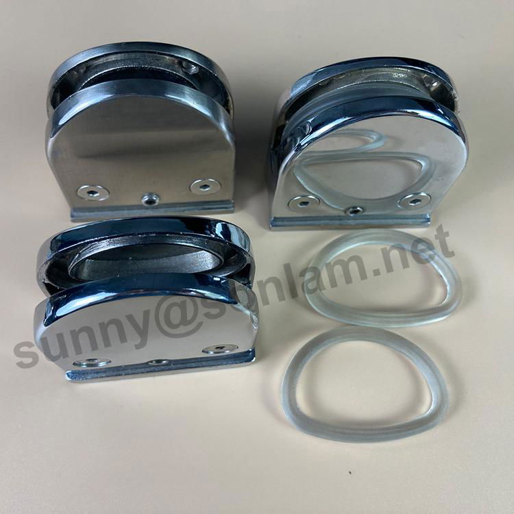 Cheap Price zinc alloy glass clamp for 6-12mm Glass 2