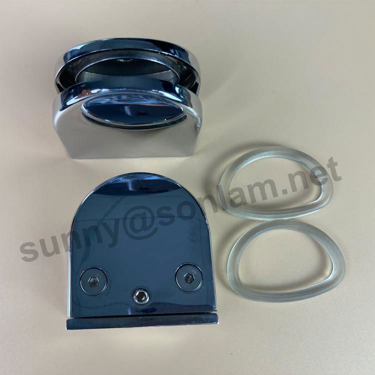 Cheap Price zinc alloy glass clamp for 6-12mm Glass