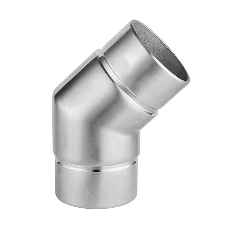 135° stainless steel handrail pipe elbow stair railing accessories