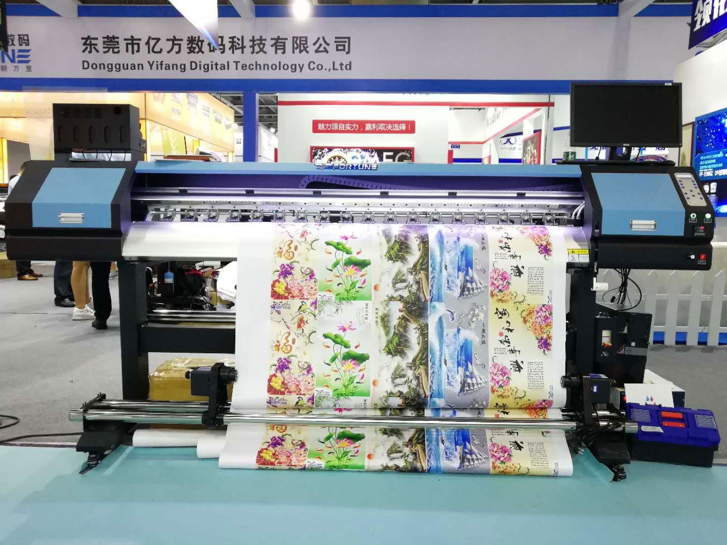 Cheap industrial large format vinyl eco solvent printer machine with DX5 nozzle  3