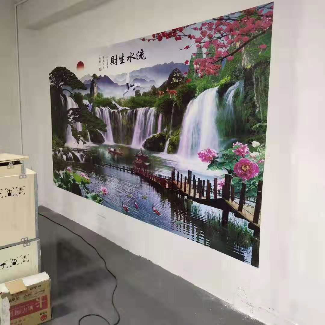 Vertical UV Wall Printer machine for indoor and outdoor putty plastered wall 2