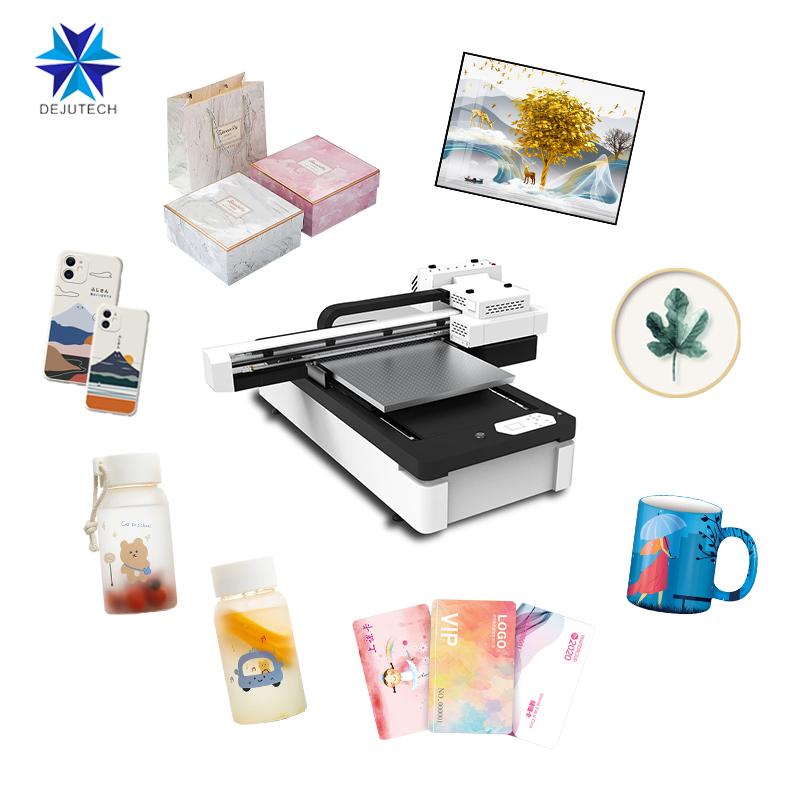 xp600 6090 UV printer led universal UV flatbed printer for phone case,wood board 4