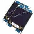SSD1327 128x128 White Monochrome I2C 1.5 OLED Display Module OLED 1.5 Inch 5