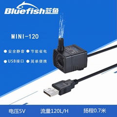 usb水泵5v迷你直流潛水泵魚