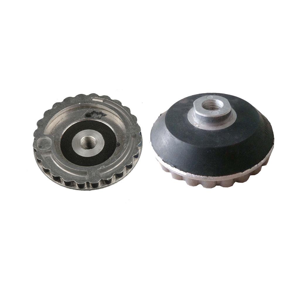 4" 5" M14 thread Aluminum Snail Lock holder for edge chamfering wheels 3
